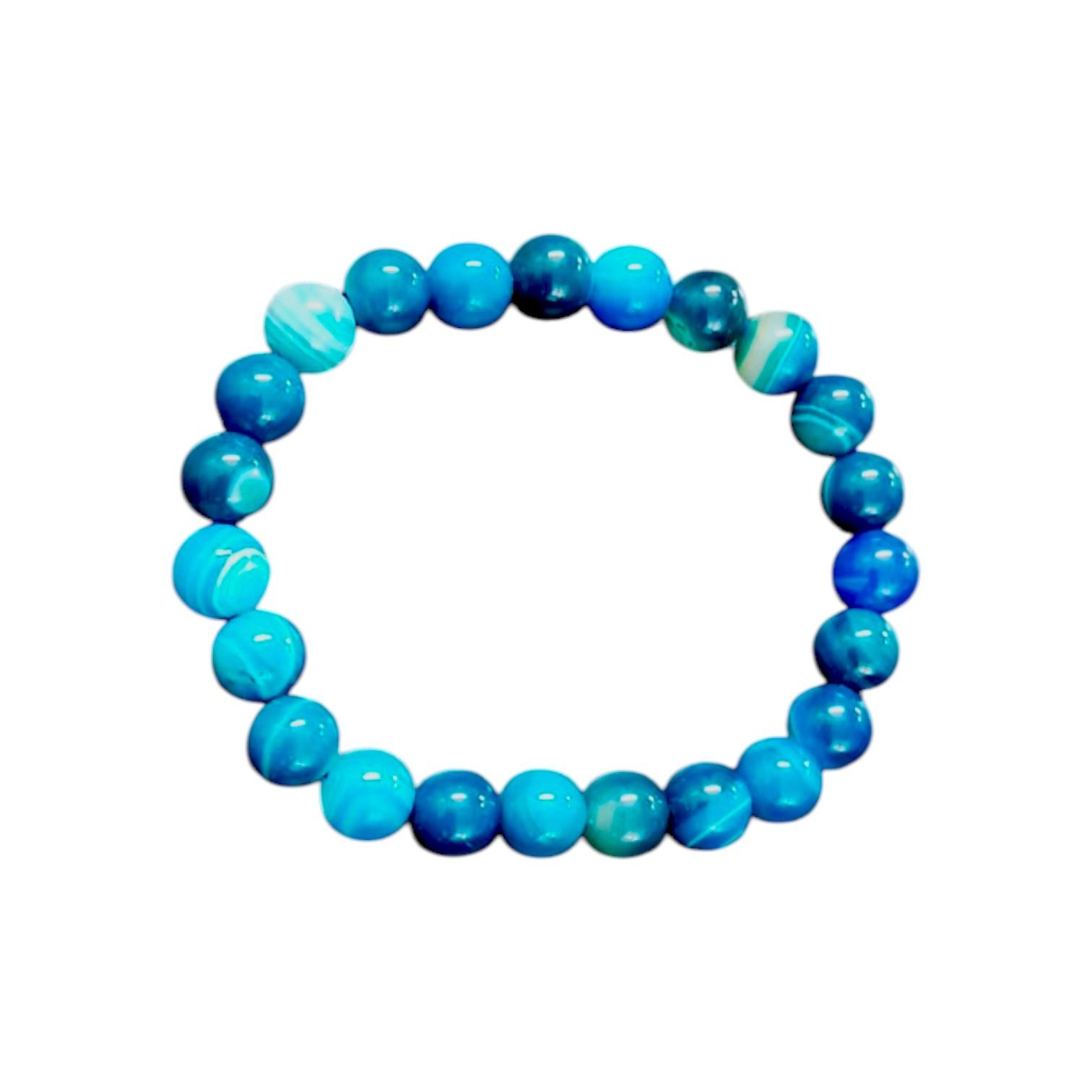 Blue Agate Love and Reconciliation Bracelet