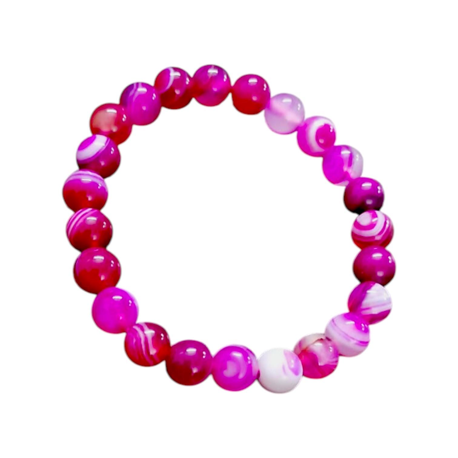 Pink Agate Love and Reconciliation Bracelet