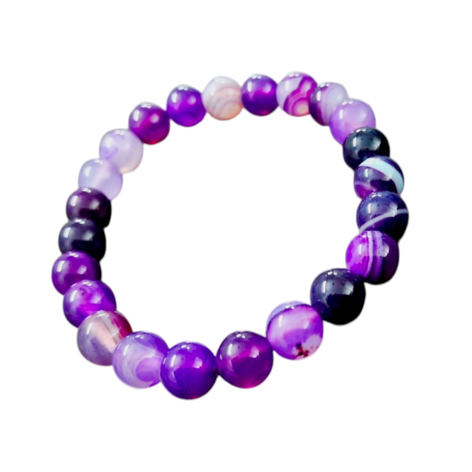 Pink Purple Agate Love and Reconciliation Bracelet